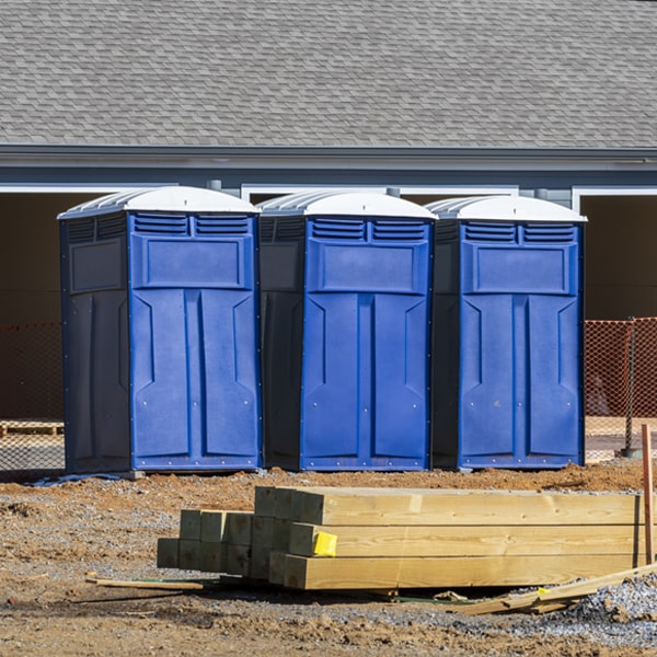 are there any restrictions on where i can place the porta potties during my rental period in Bennettsville SC